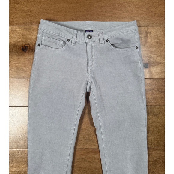 Patagonia Corduroy Pants Gray Casual Stretch Cotton Comfort Women's Size 26 - Picture 3 of 7